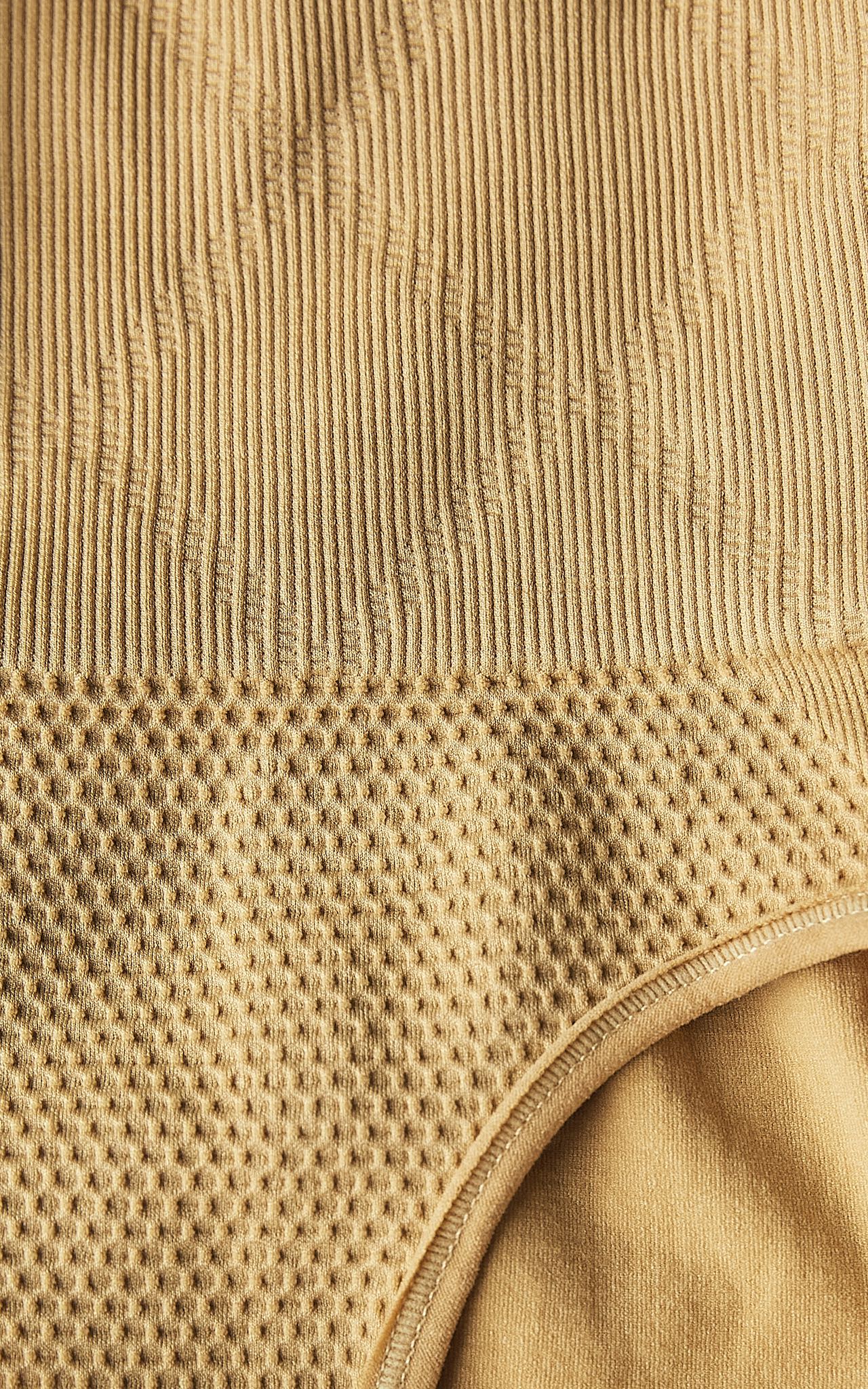 Elvina High Waisted Boning Shapewear Briefs - Warm Nude