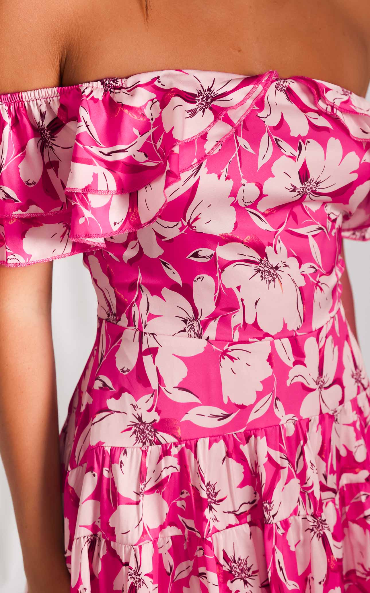 Emiko Mini Dress - Pink Floral