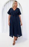 Emory Maxi Dress - Navy Texture