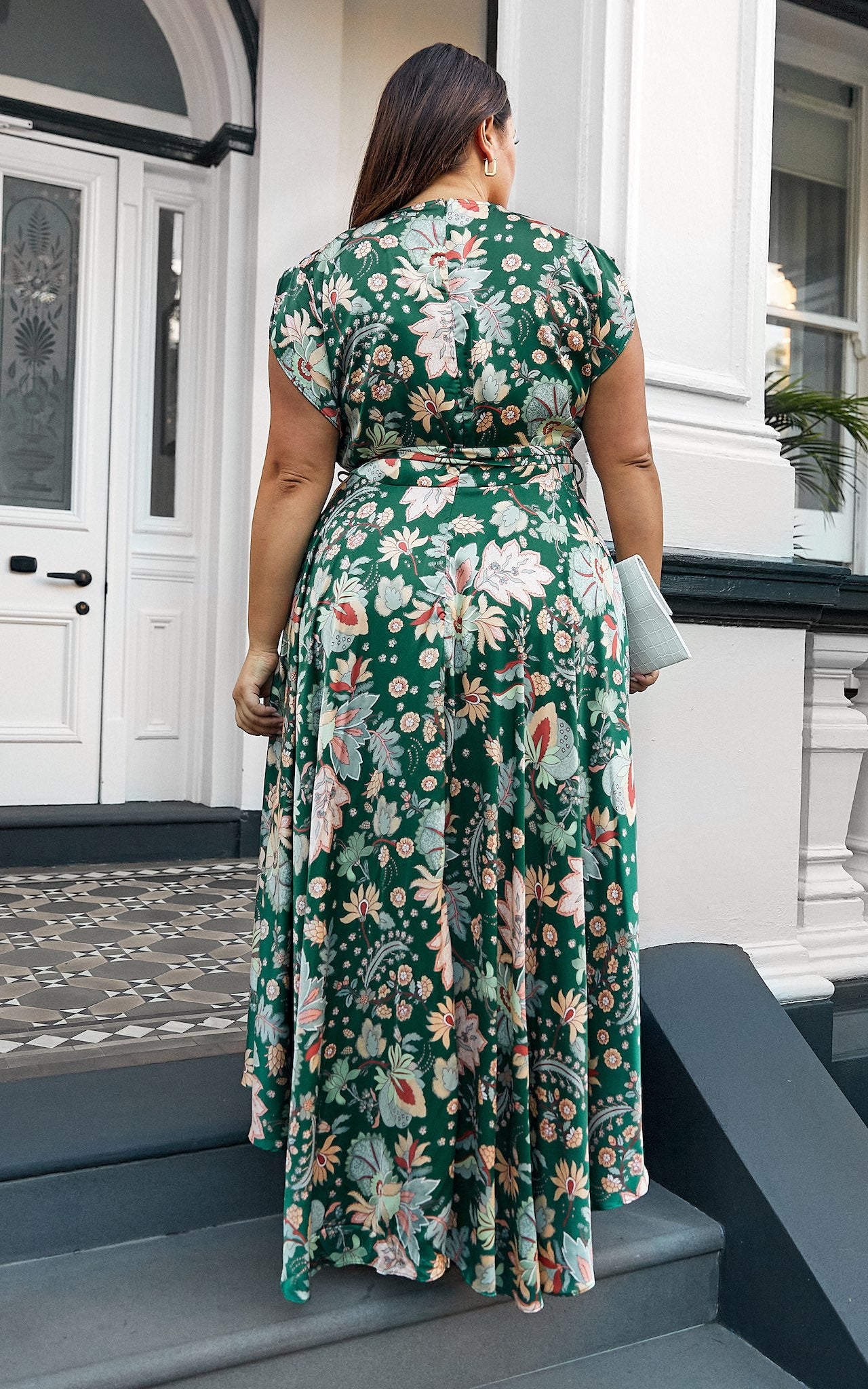 Erin Maxi Dress - Green Floral