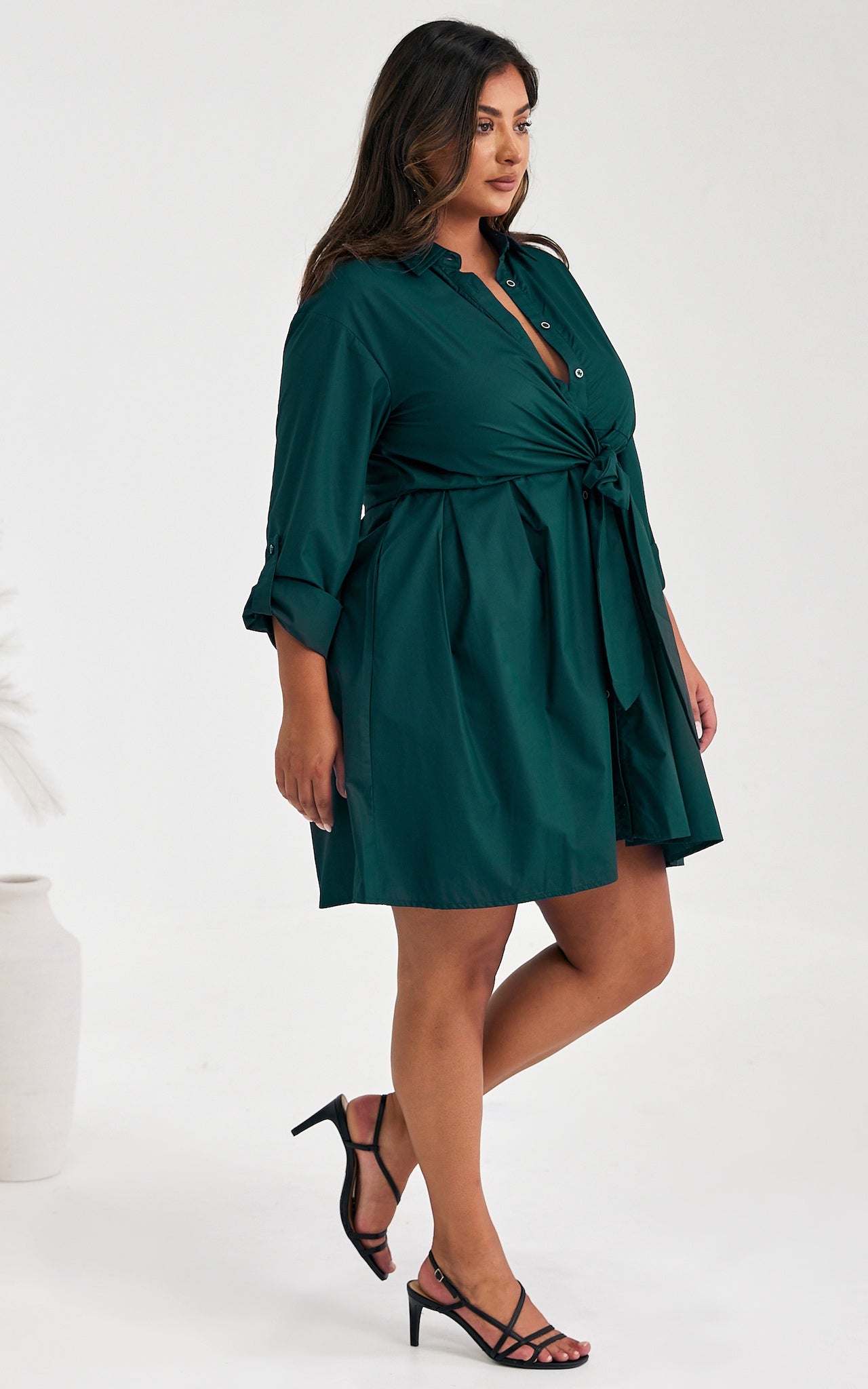 Esther Mini Dress - Teal