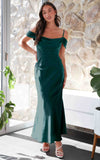 Evangelista Maxi Dress - Teal Green