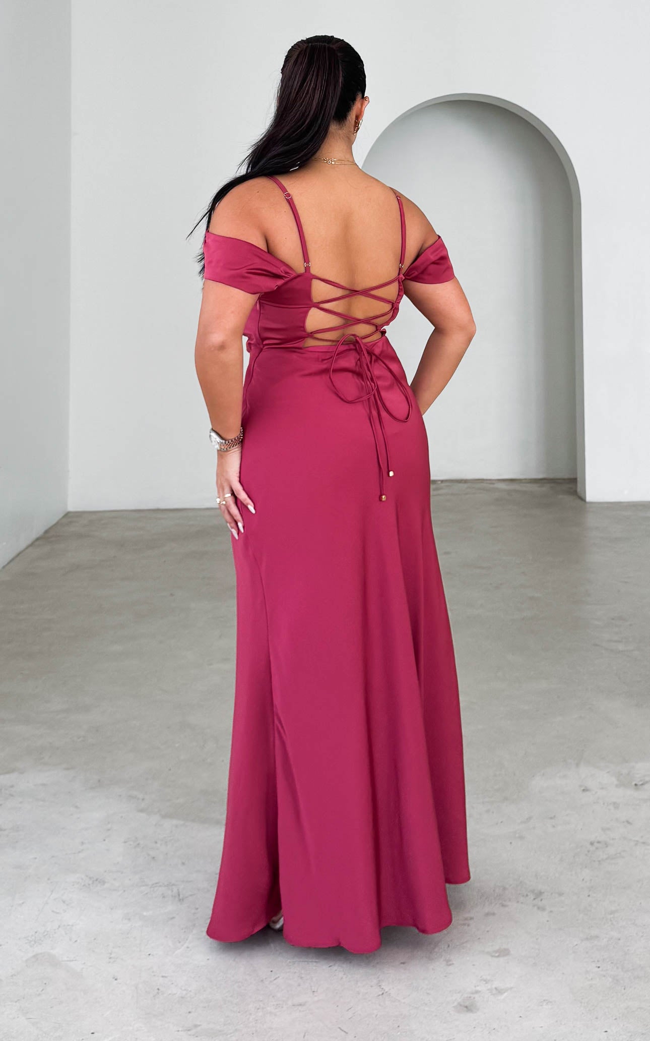 Evangelista Maxi Dress - Plum