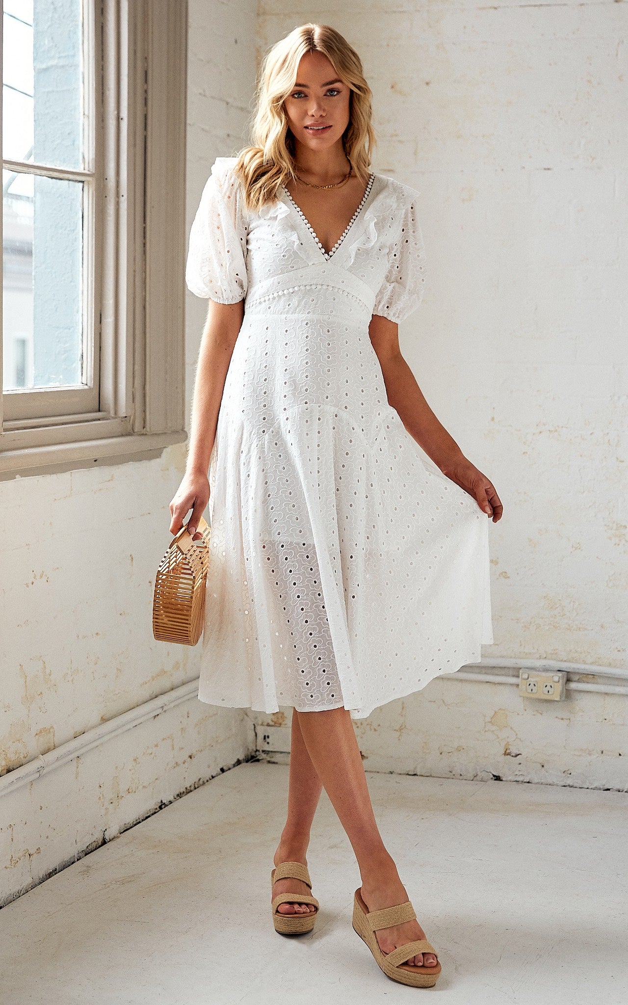 Evolve Dress - White