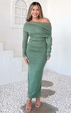 Elena Maxi Dress - Sage