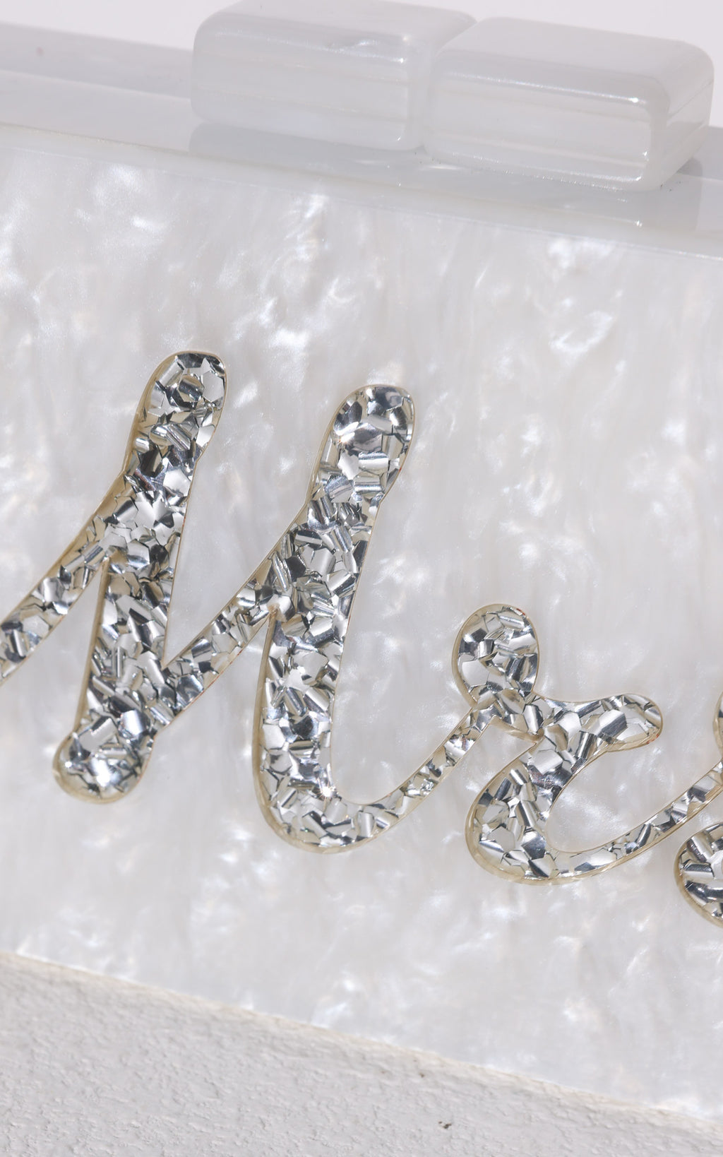 Eternity Clutch Bag - Silver Mrs