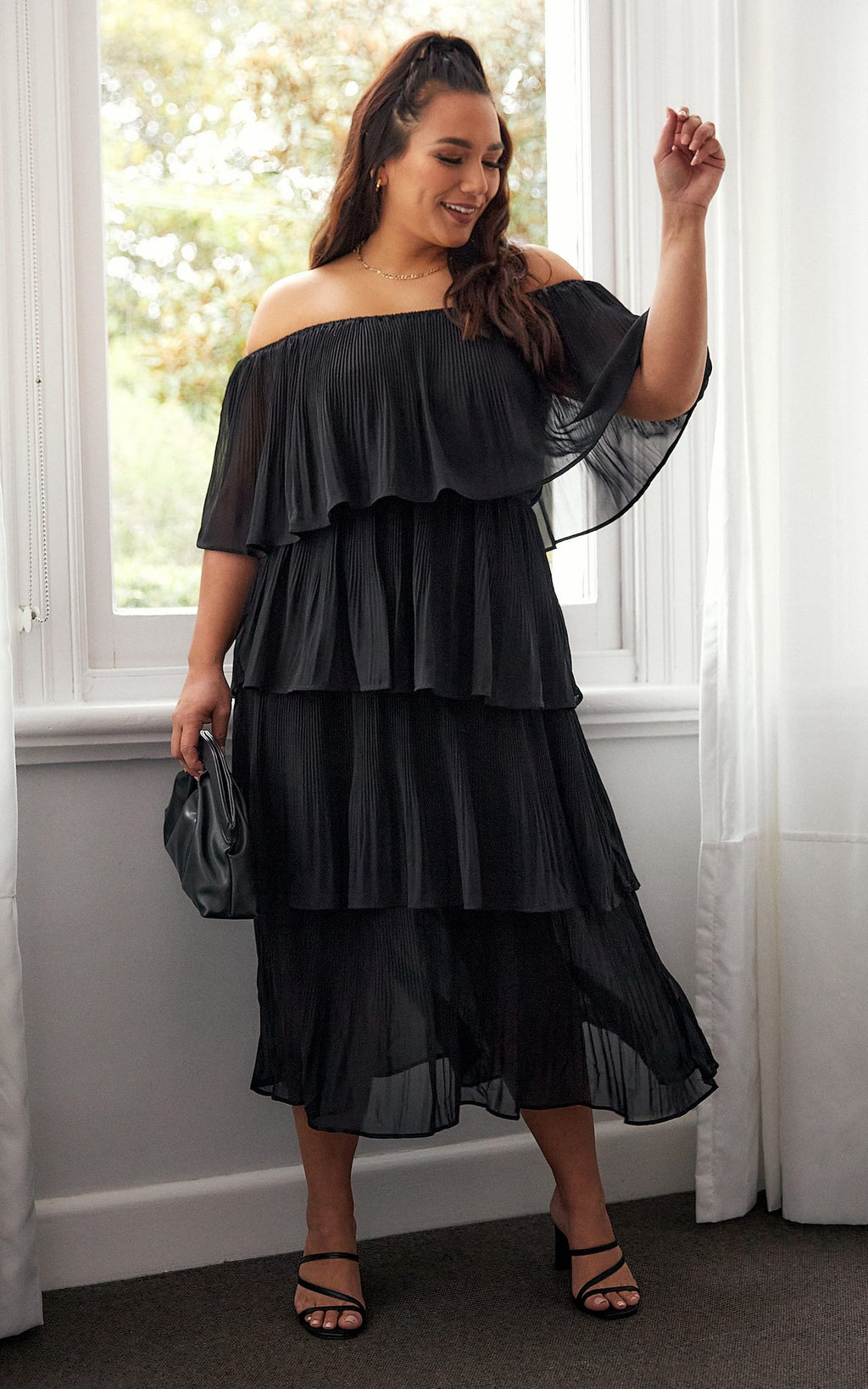 Fantango Maxi Dress - Black