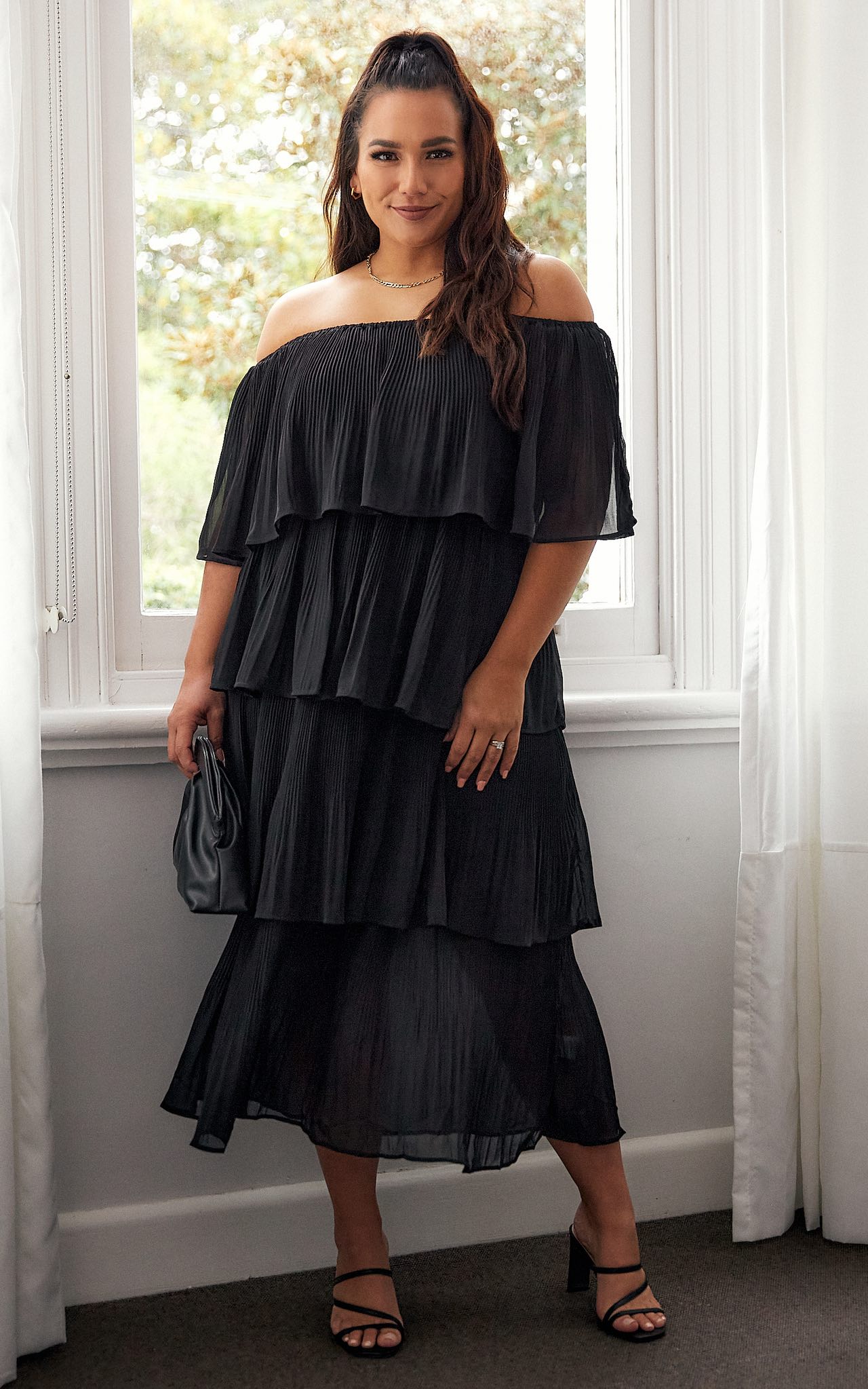 Fantango Maxi Dress - Black