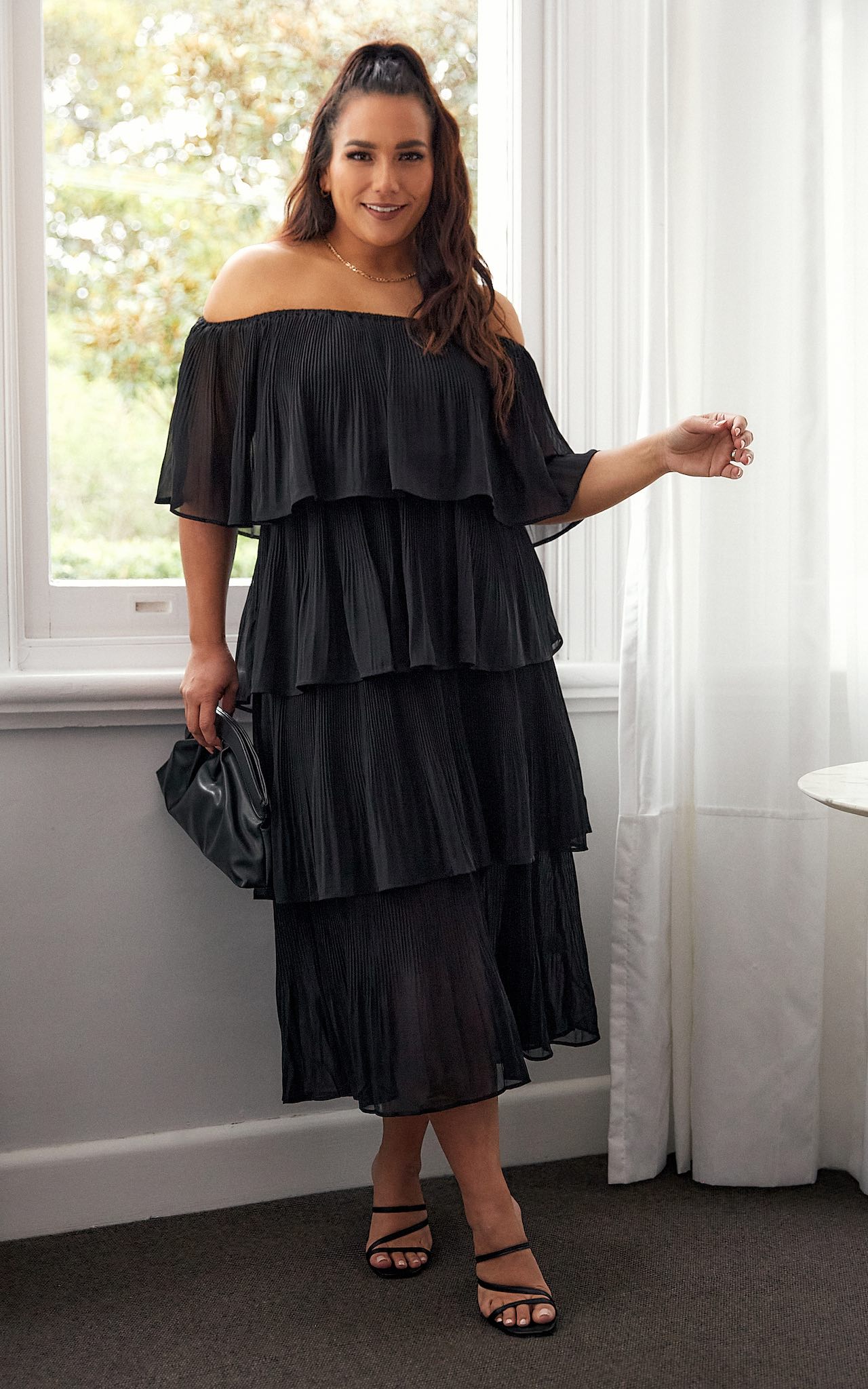 Fantango Maxi Dress - Black
