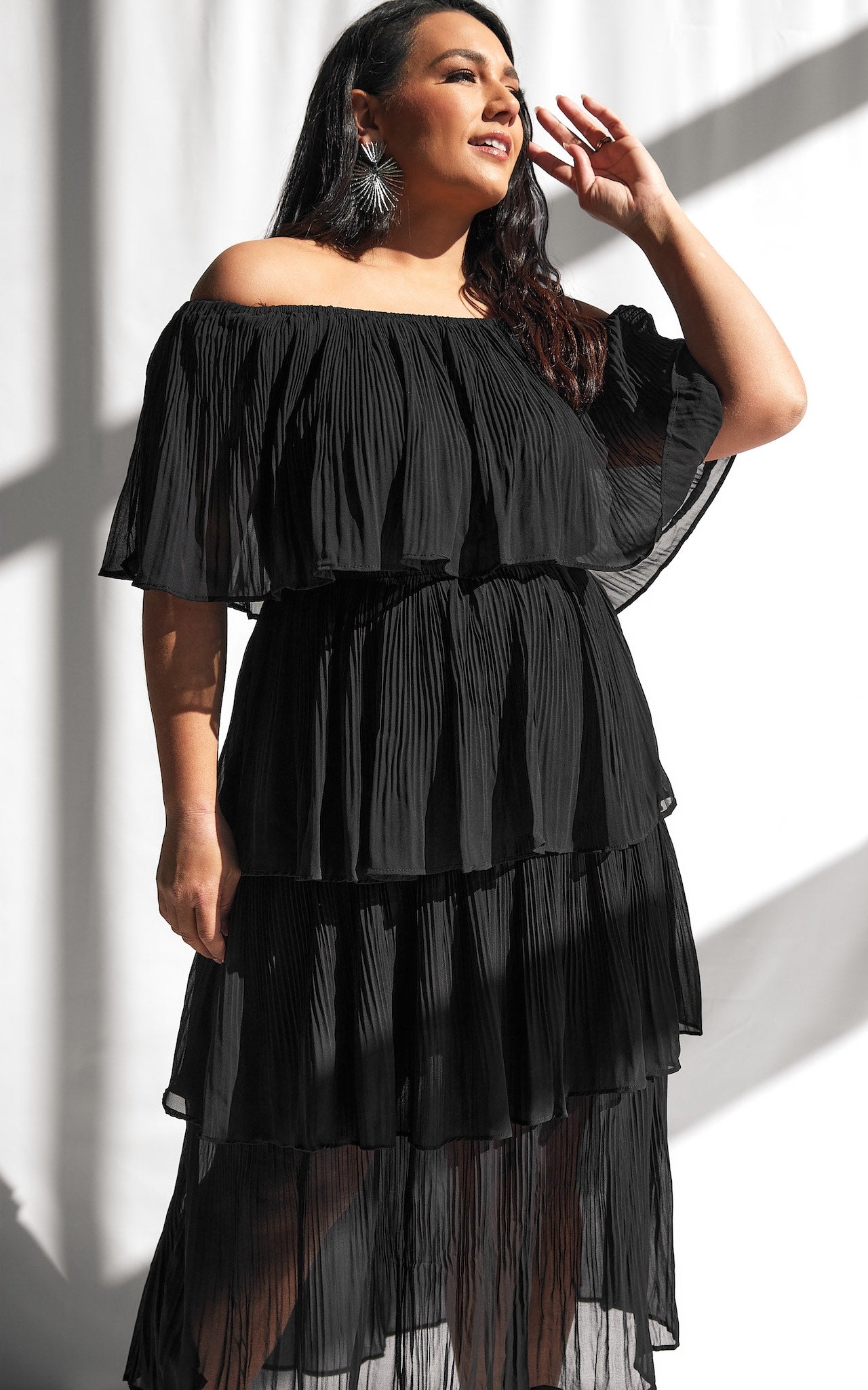 Fantango Maxi Dress - Black