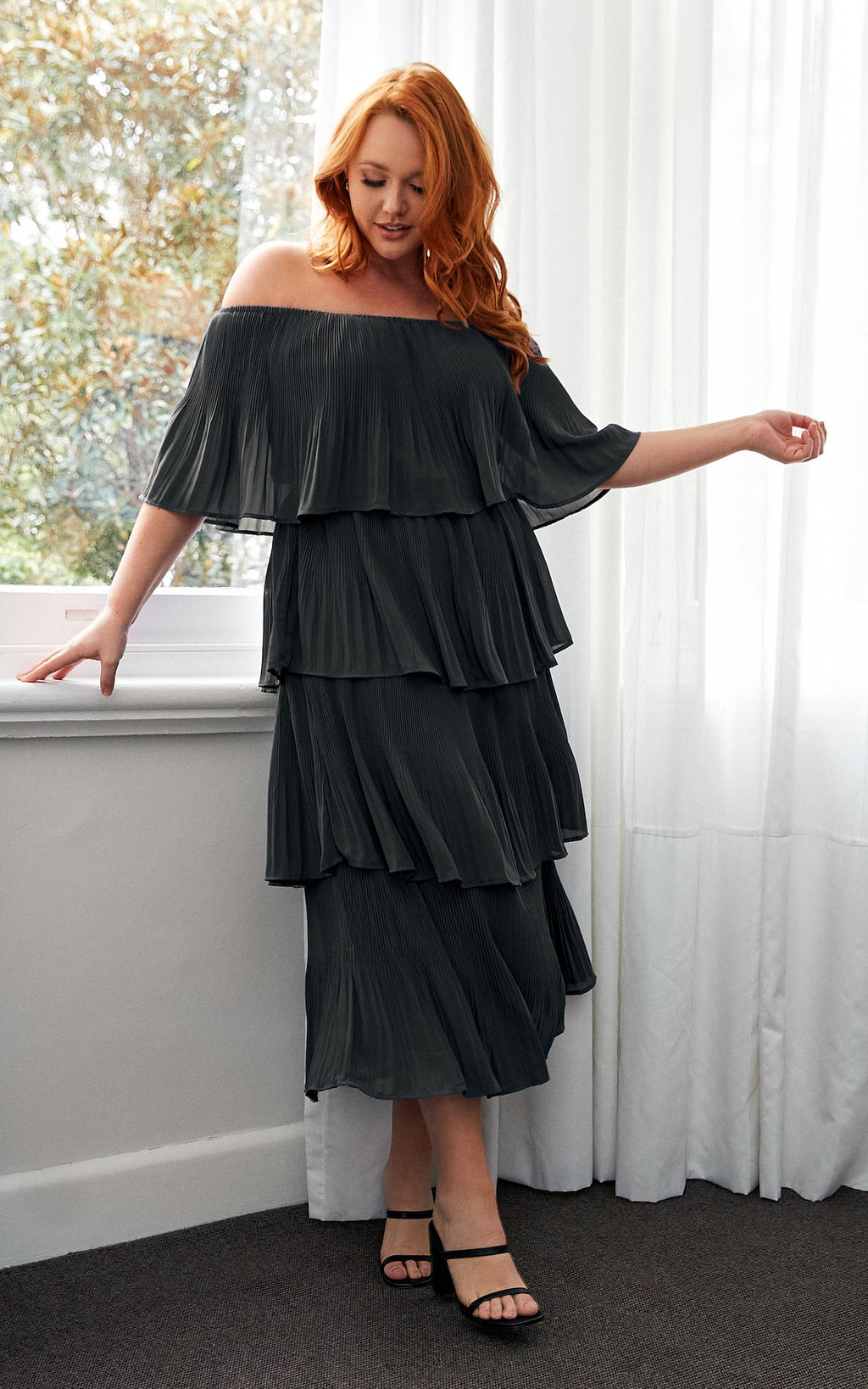 Fantango Maxi Dress - Black
