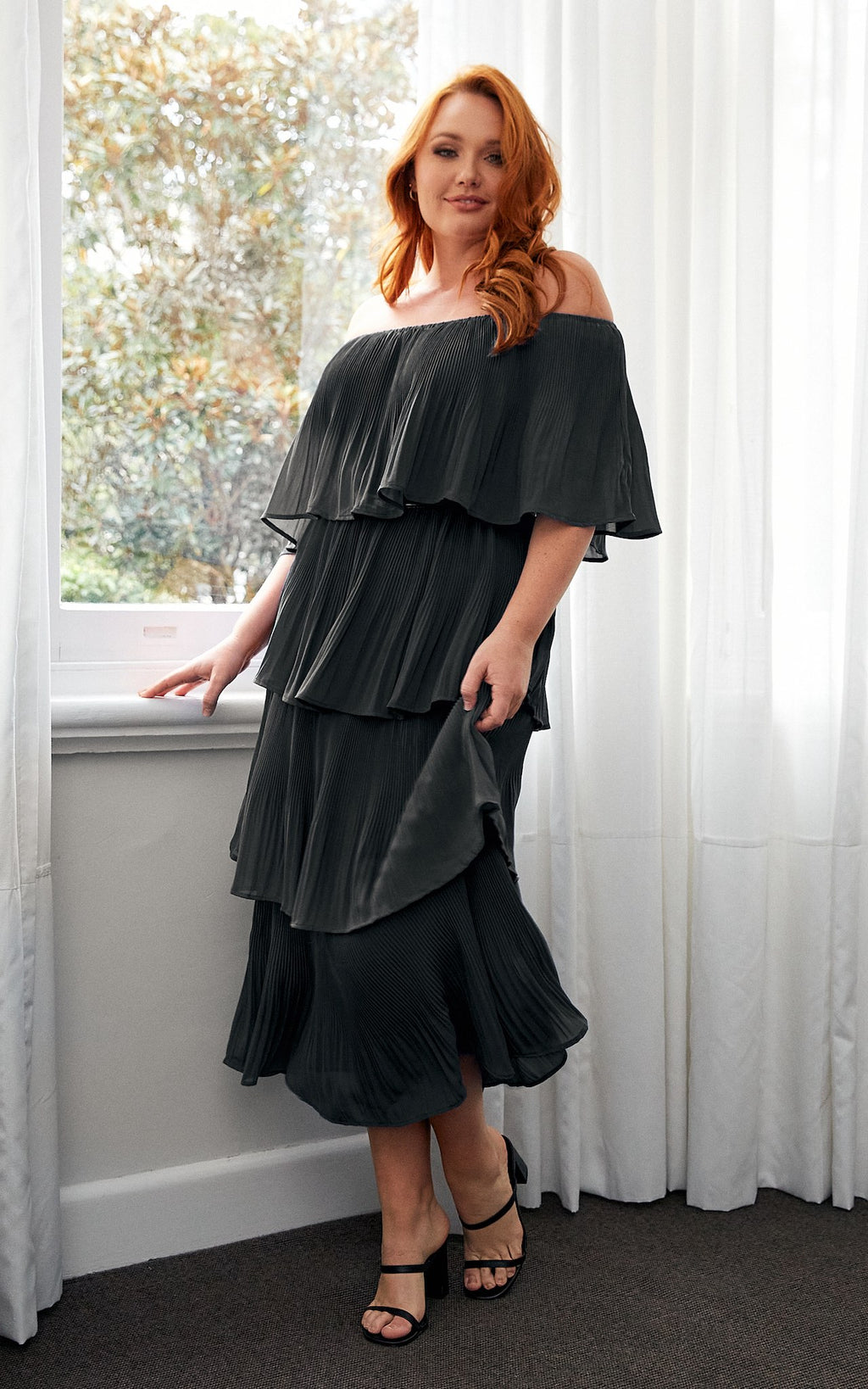 Fantango Maxi Dress - Black