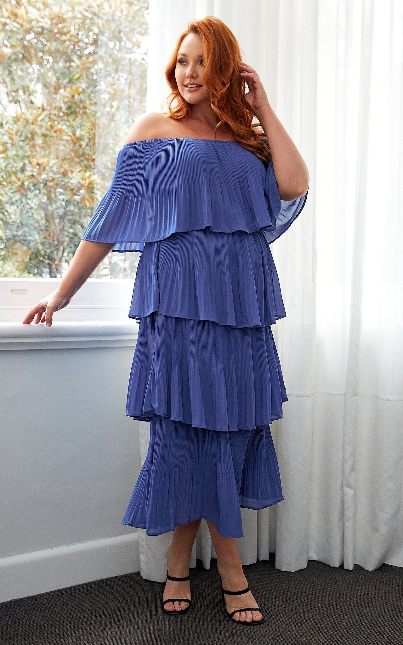 Fantango Maxi Dress - Blue