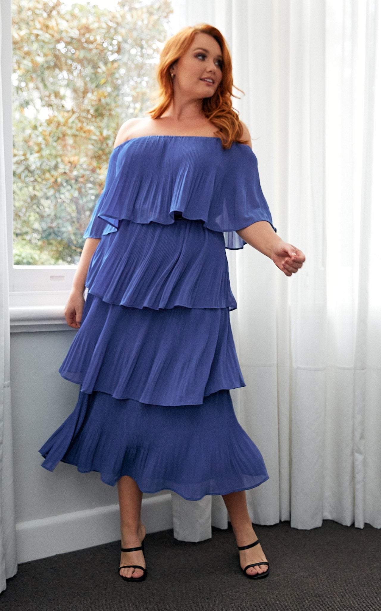 Fantango Maxi Dress - Blue