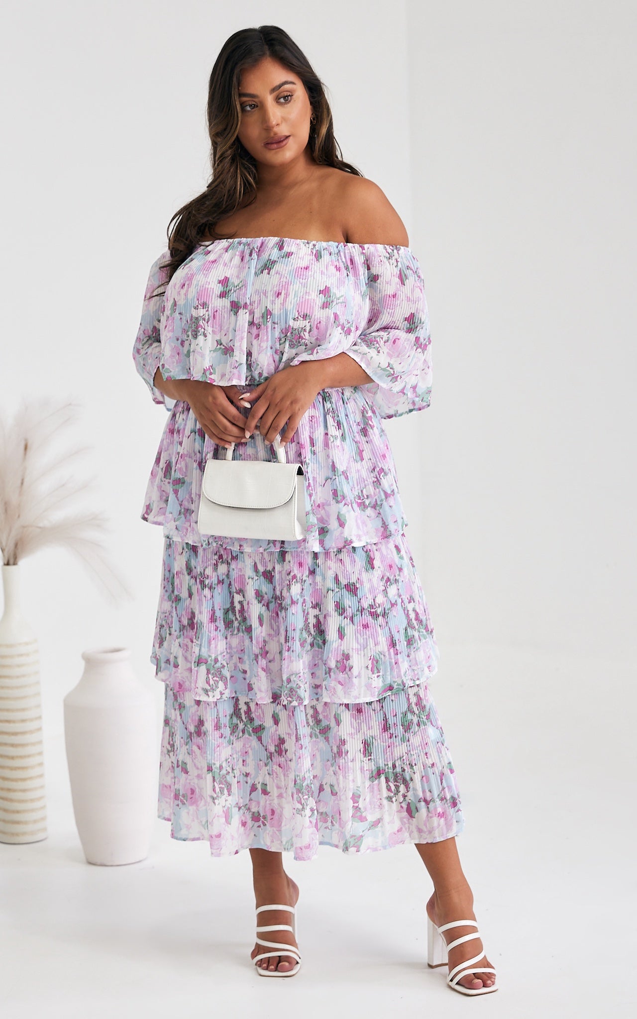 Fantango Maxi Dress - Lilac Multi Floral