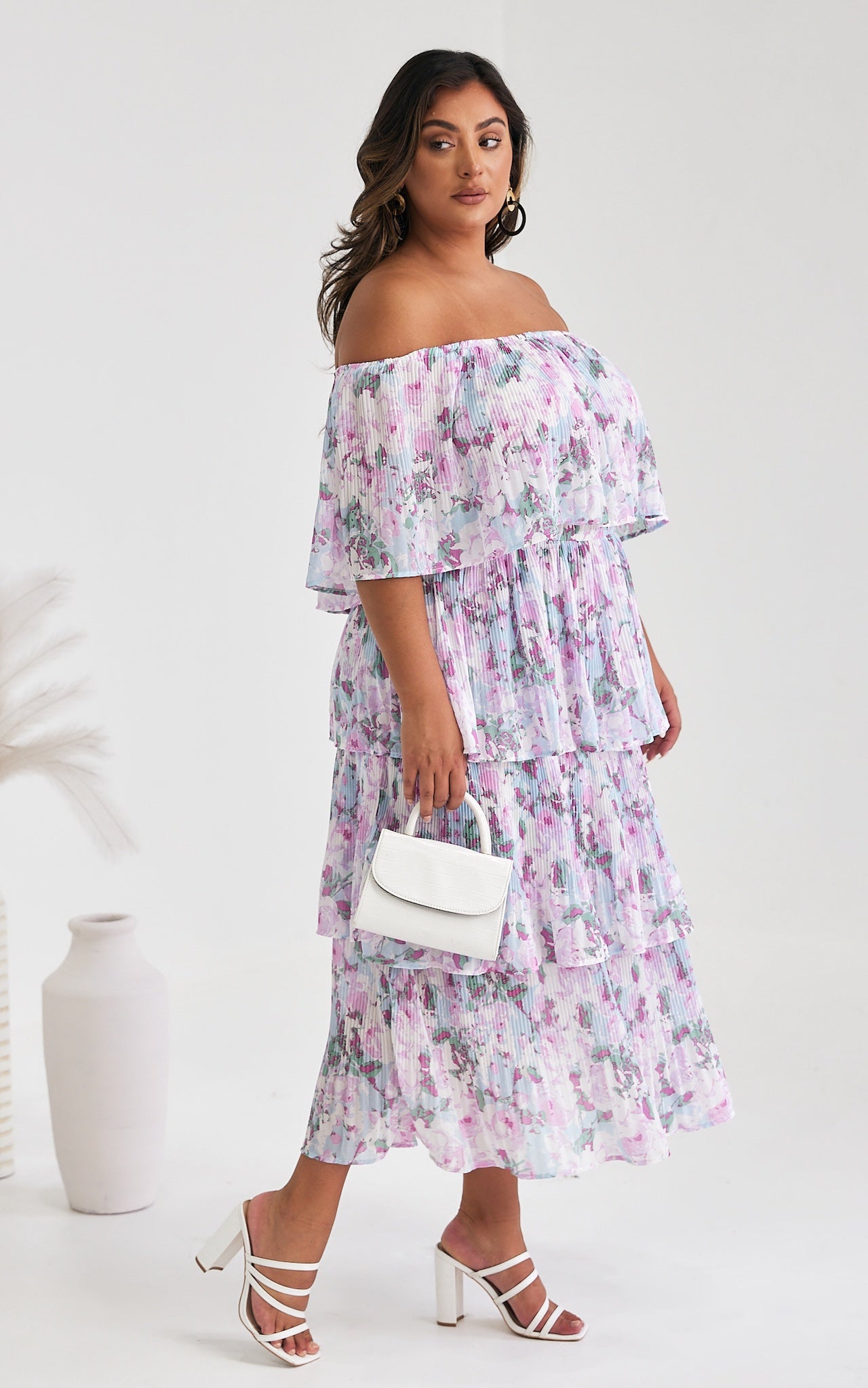 Fantango Maxi Dress - Lilac Multi Floral