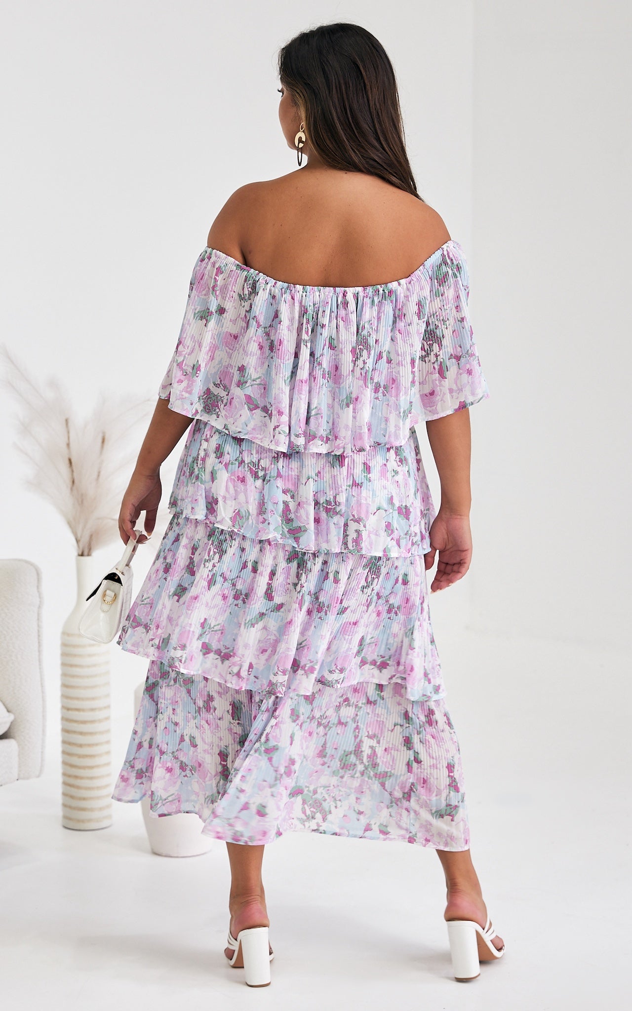 Fantango Maxi Dress - Lilac Multi Floral