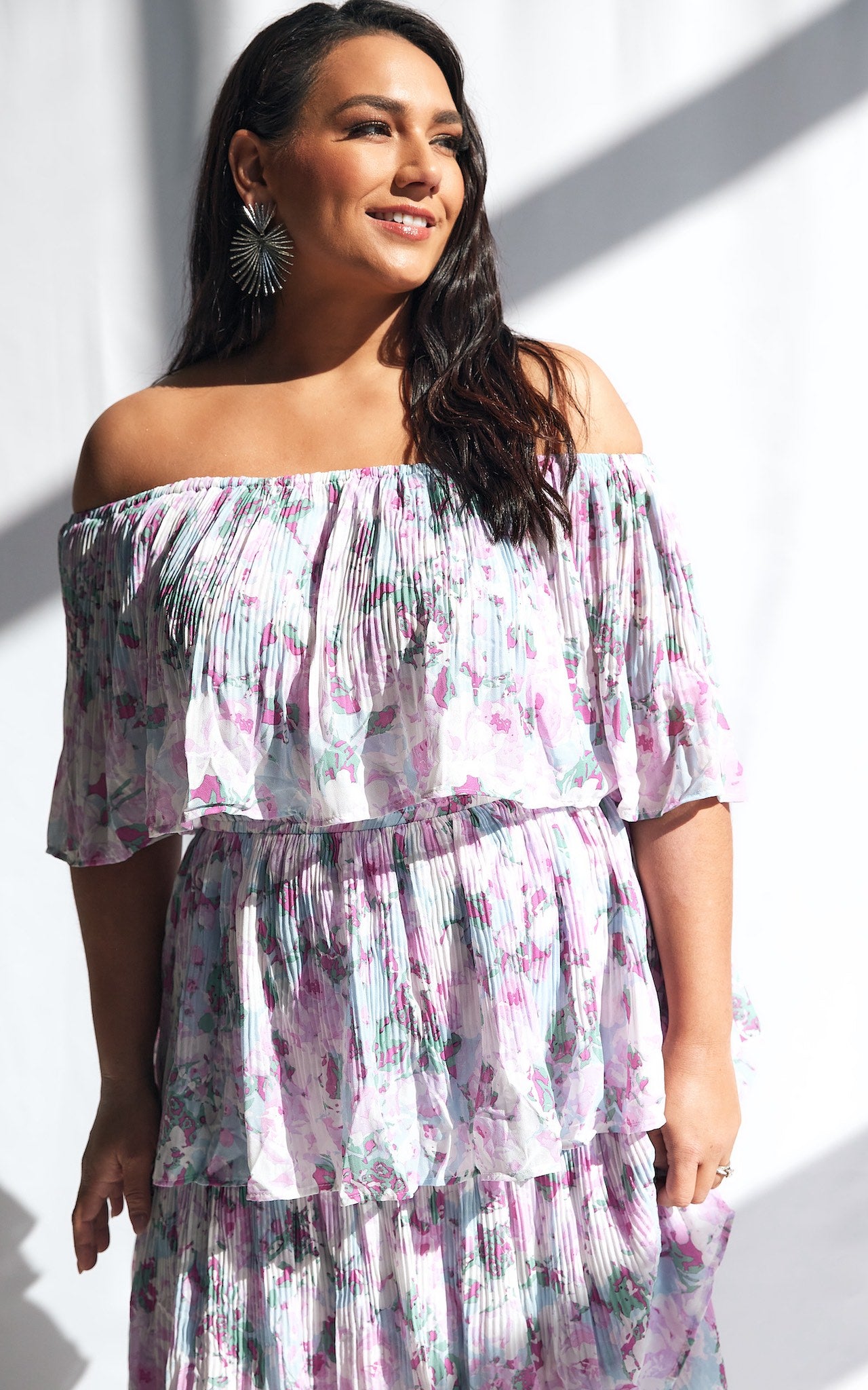 Fantango Maxi Dress - Lilac Multi Floral