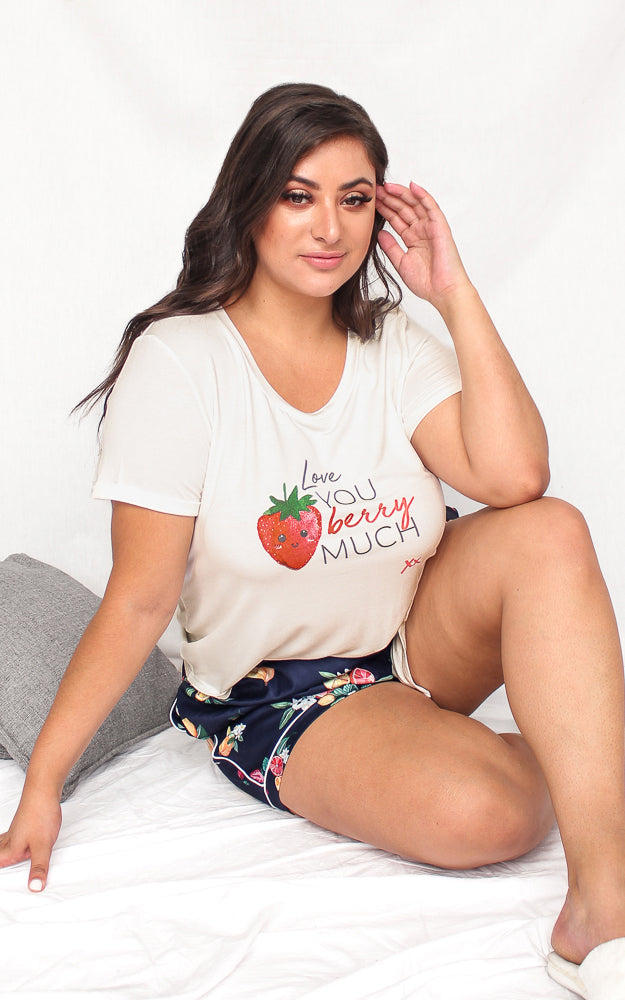 Fruitilicious Pj Top - Berry