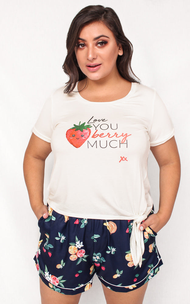 Fruitilicious Pj Top - Berry