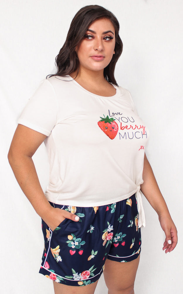 Fruitilicious Pj Top - Berry