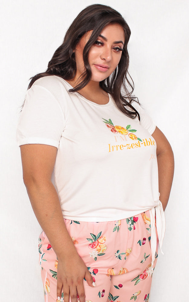 Fruitilicious Pj Top - Citrus