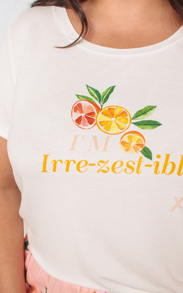 Fruitilicious Pj Top - Citrus