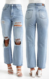 Genesis Straight Leg Jeans - Light Blue