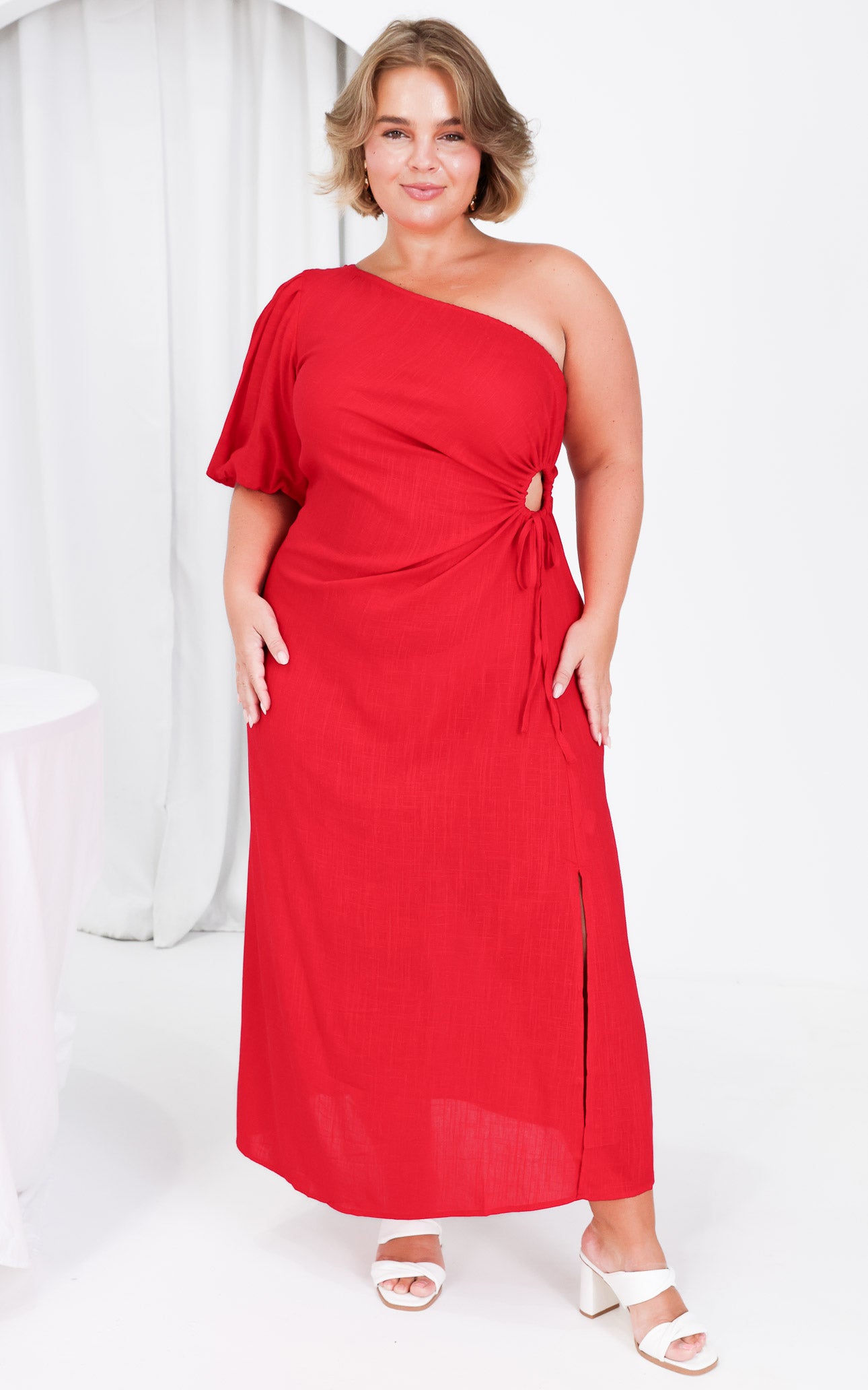 Gia Maxi Dress - Red