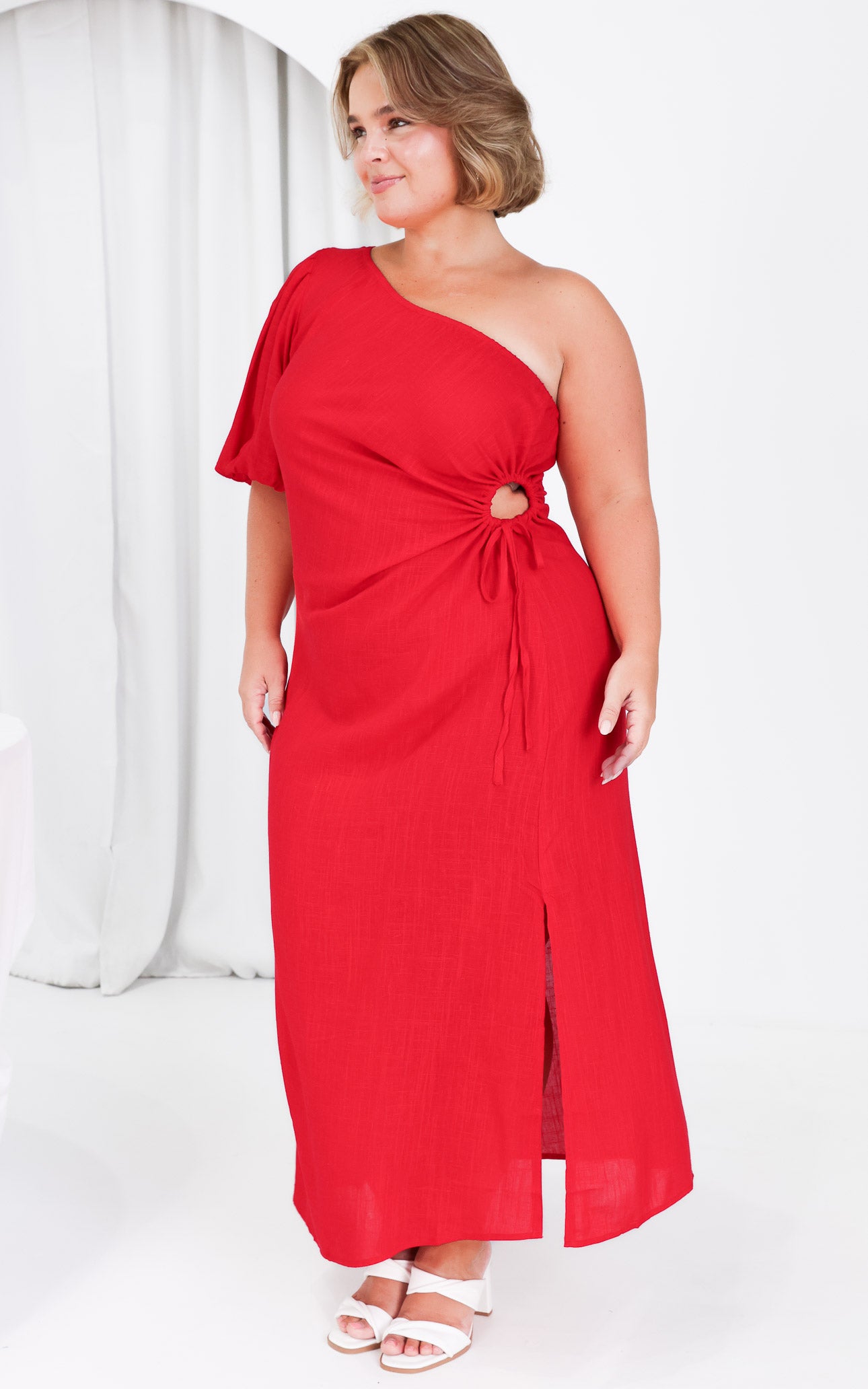 Gia Maxi Dress - Red