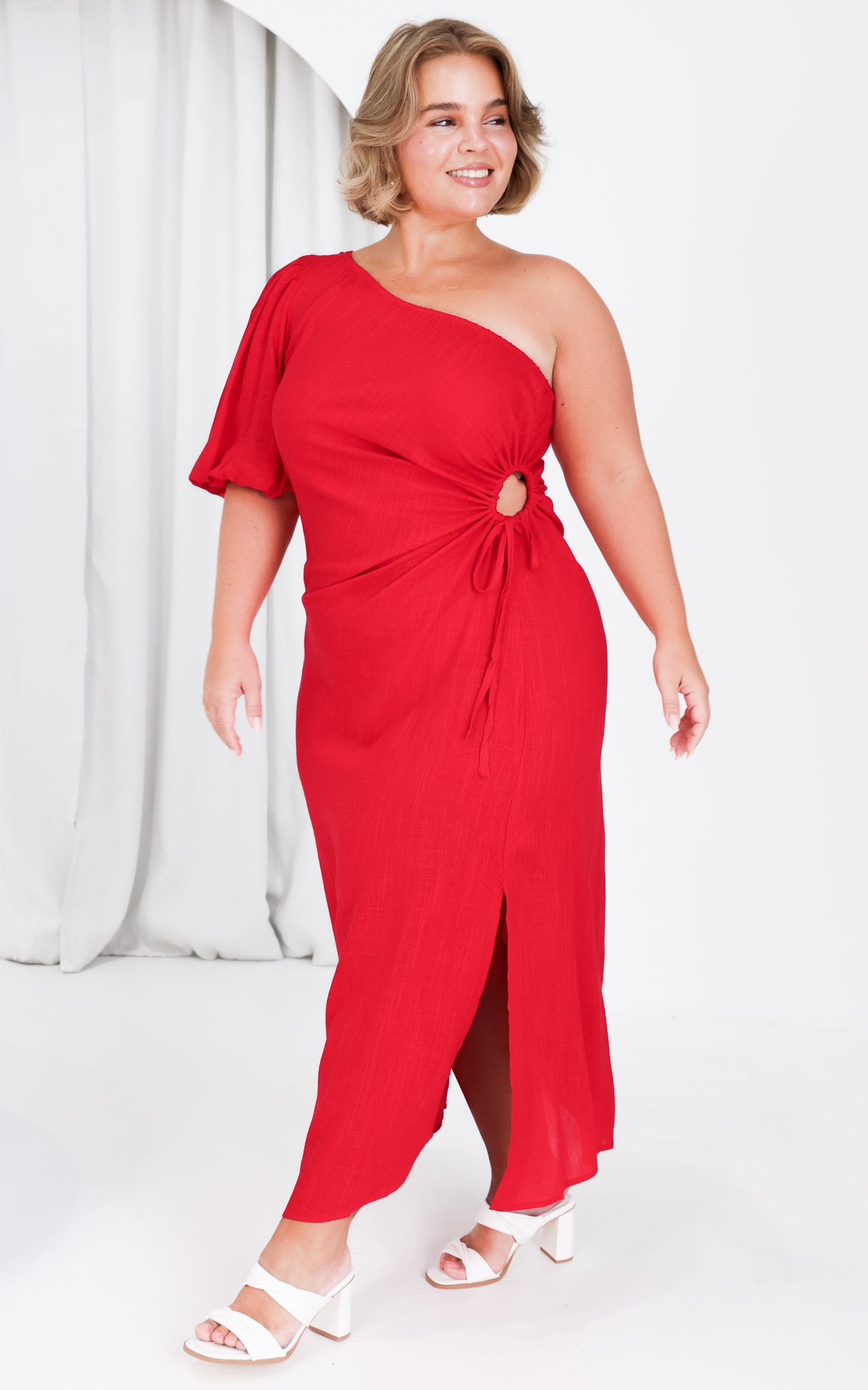 Gia Maxi Dress - Red