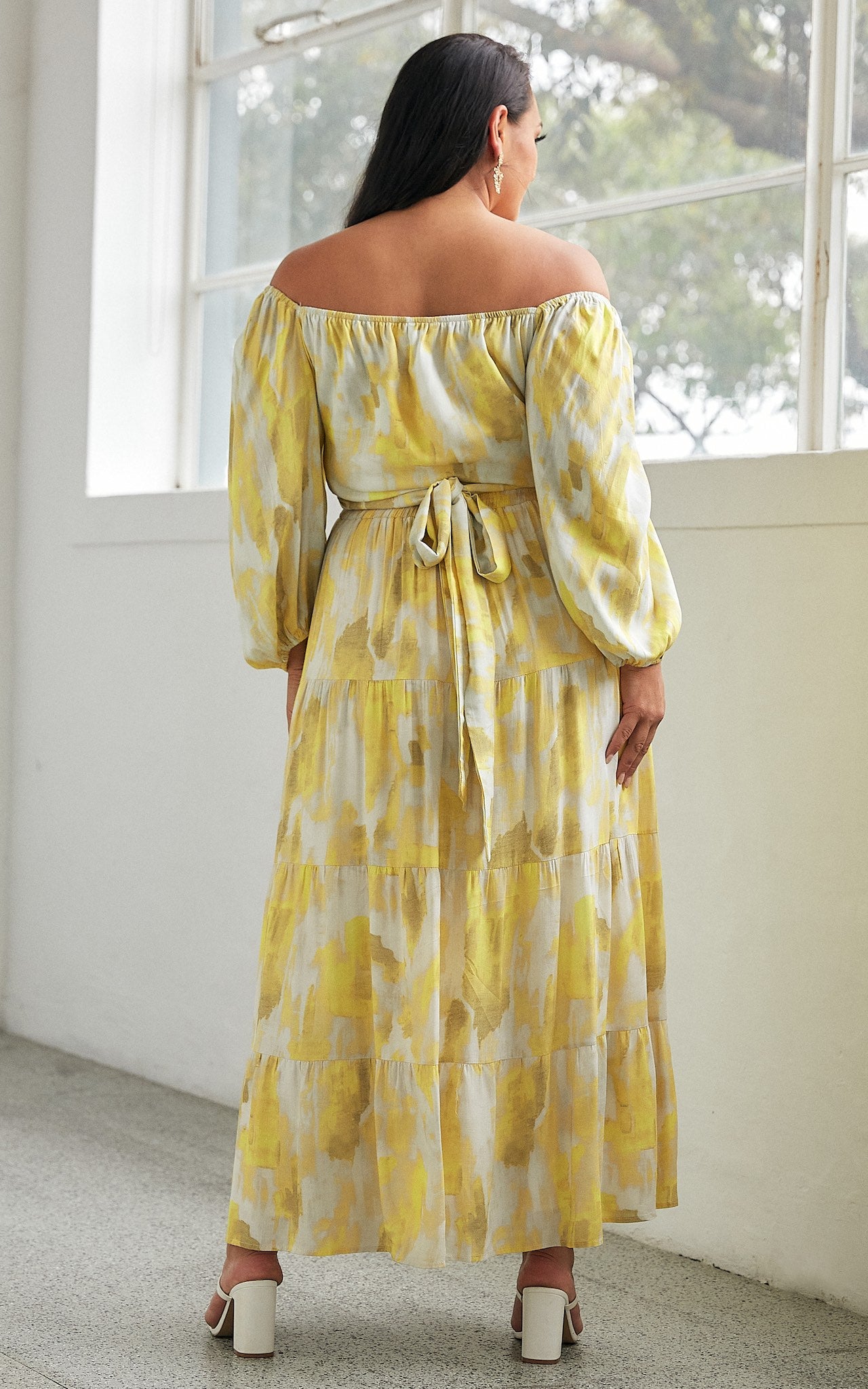 Tilly Maxi Skirt - Yellow Print