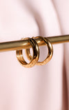 Henrey Hoop Earrings - Gold Classic