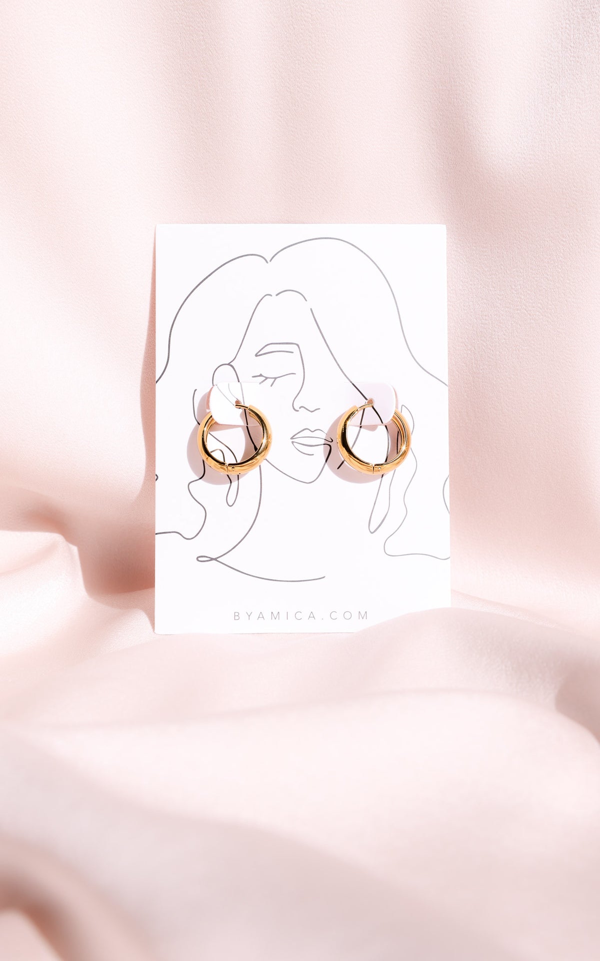 Henrey Hoop Earrings - Gold Classic