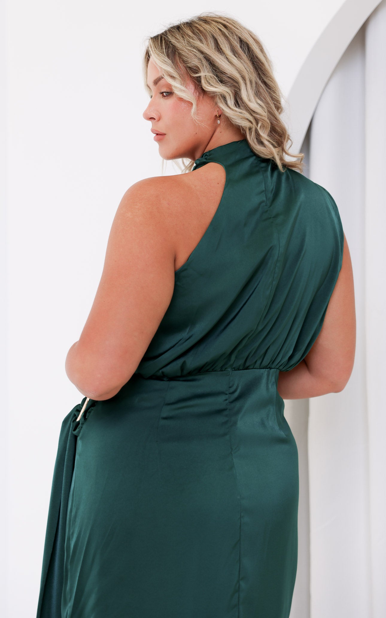 Iluka Mini Dress - Teal Green