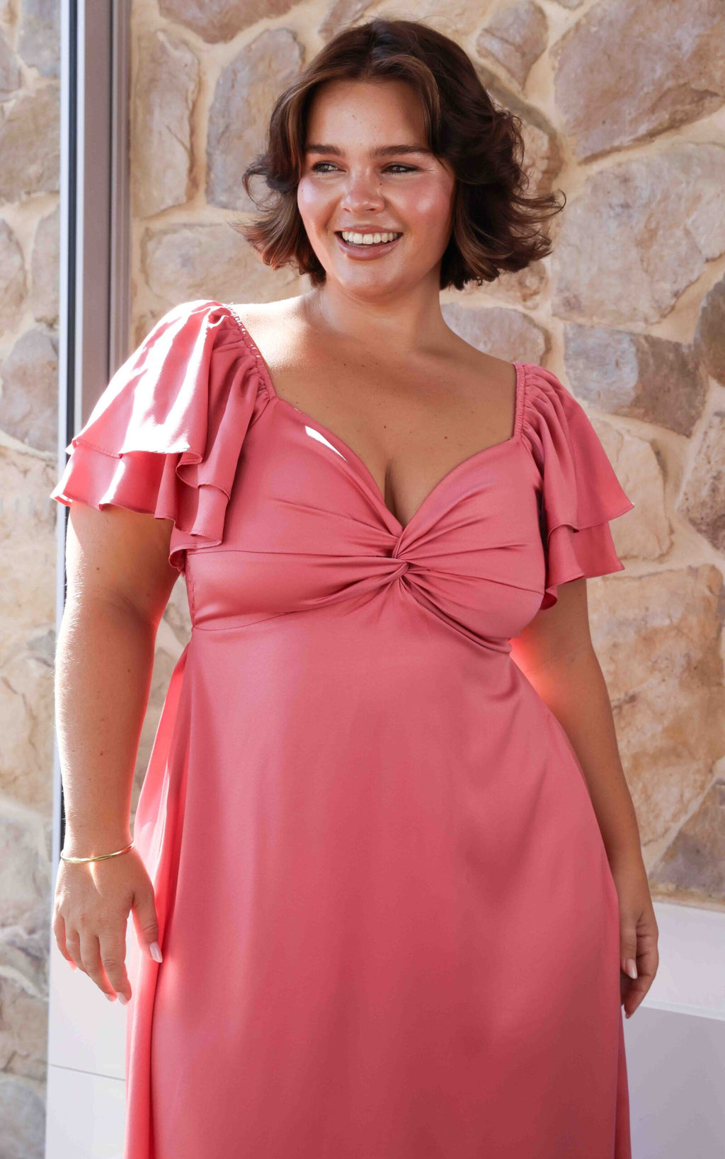 In The Sky Maxi Dress - Rose Blossom