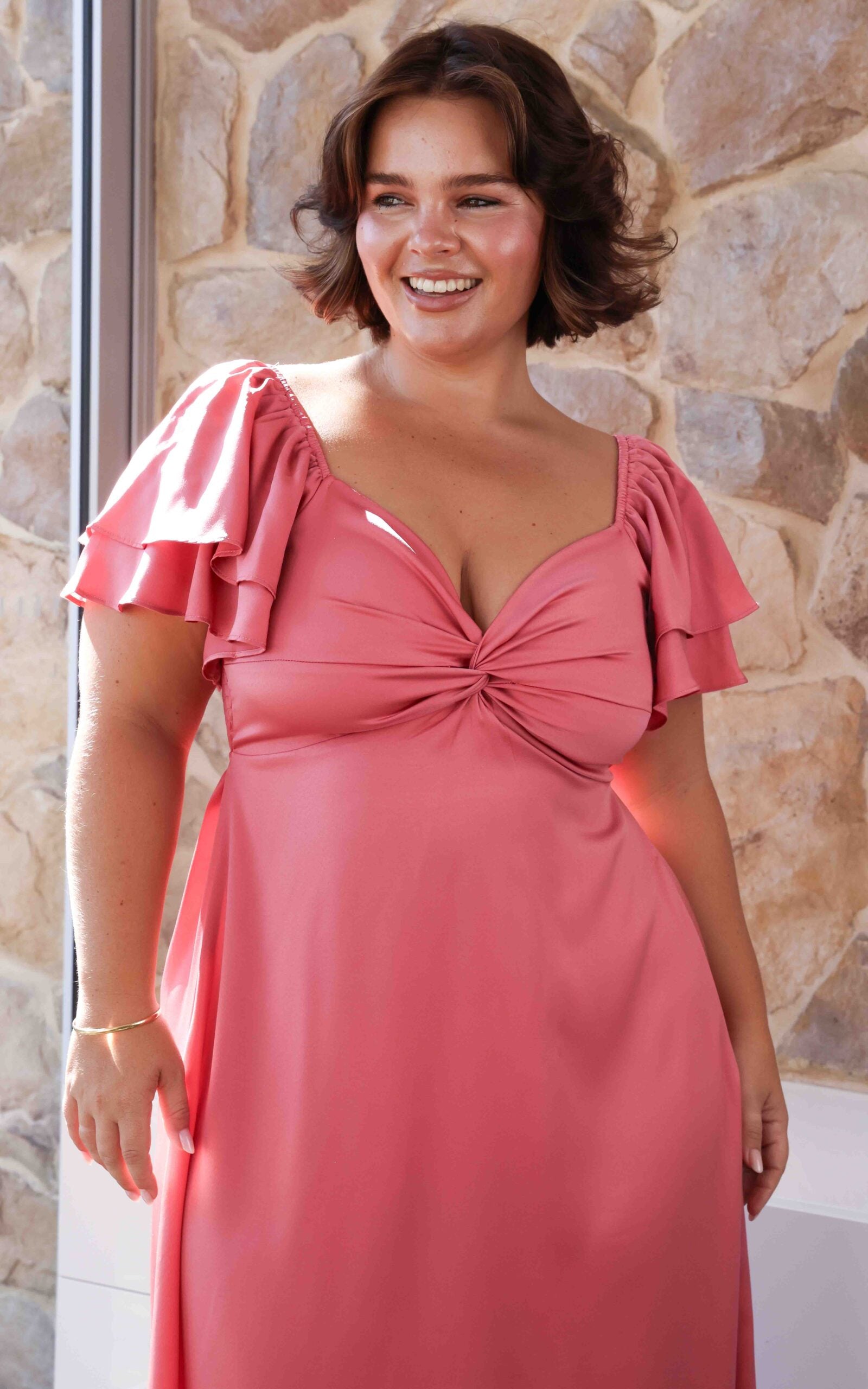 In The Sky Maxi Dress - Rose Blossom