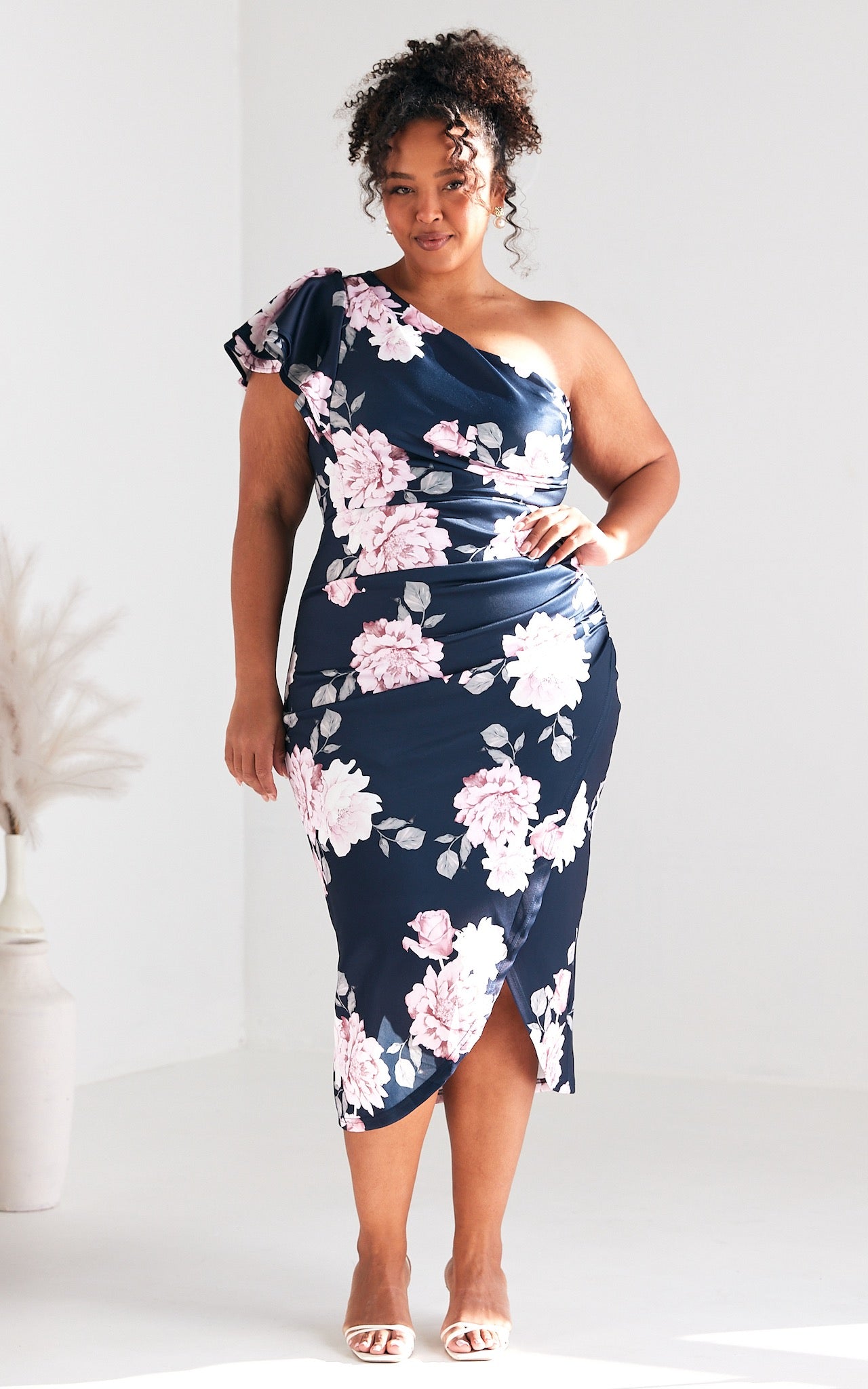 Jace Midi Dress - Navy Floral