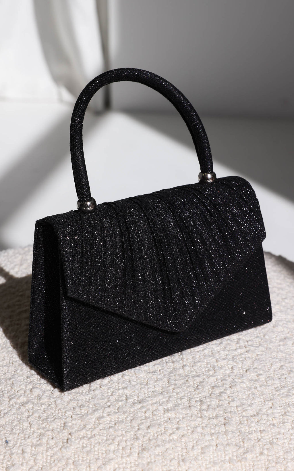 Yalena Shimmer Bag - Black