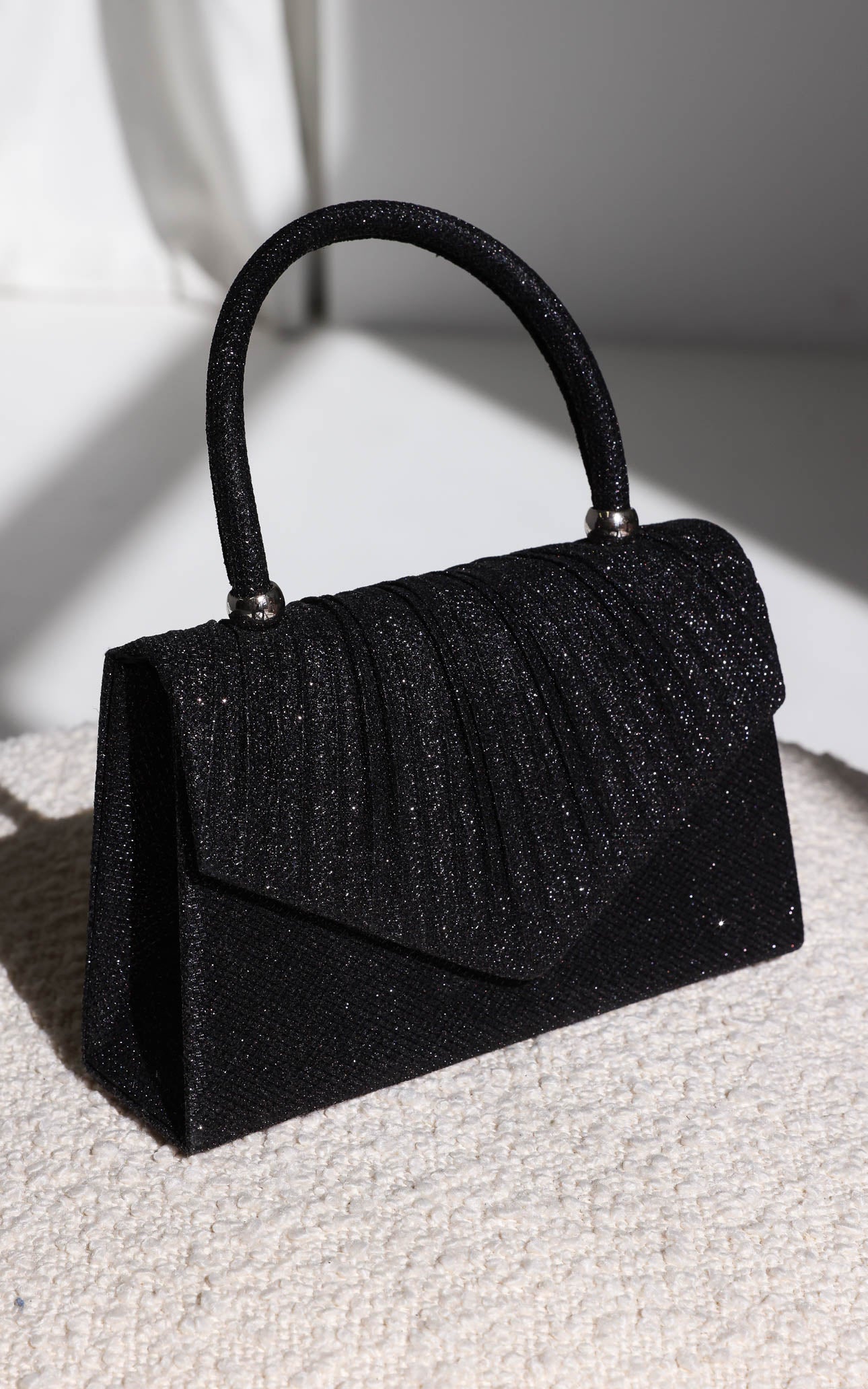 Yalena Shimmer Bag - Black