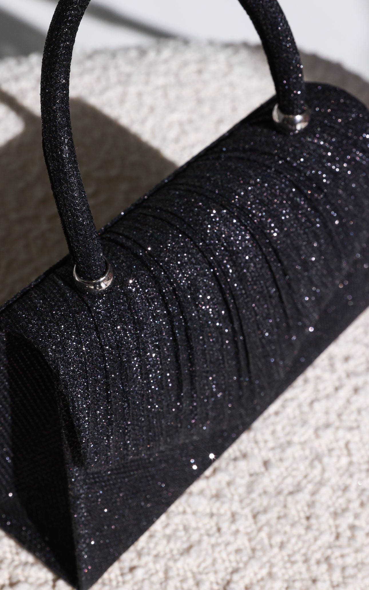 Yalena Shimmer Bag - Black