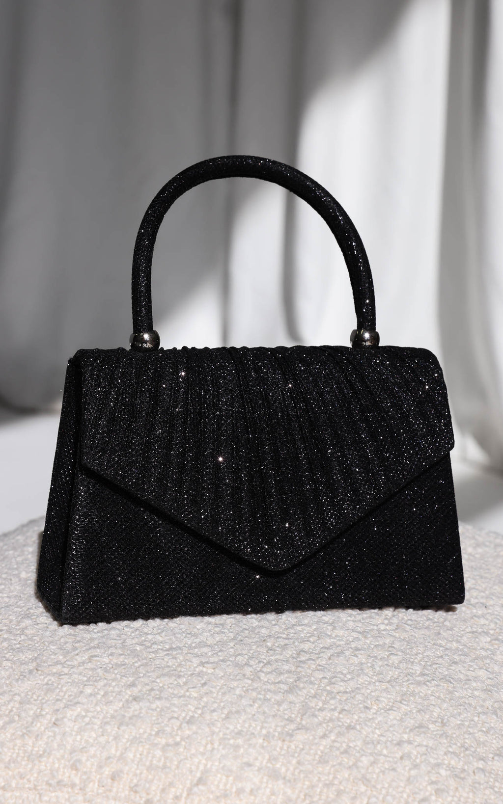 Yalena Shimmer Bag - Black
