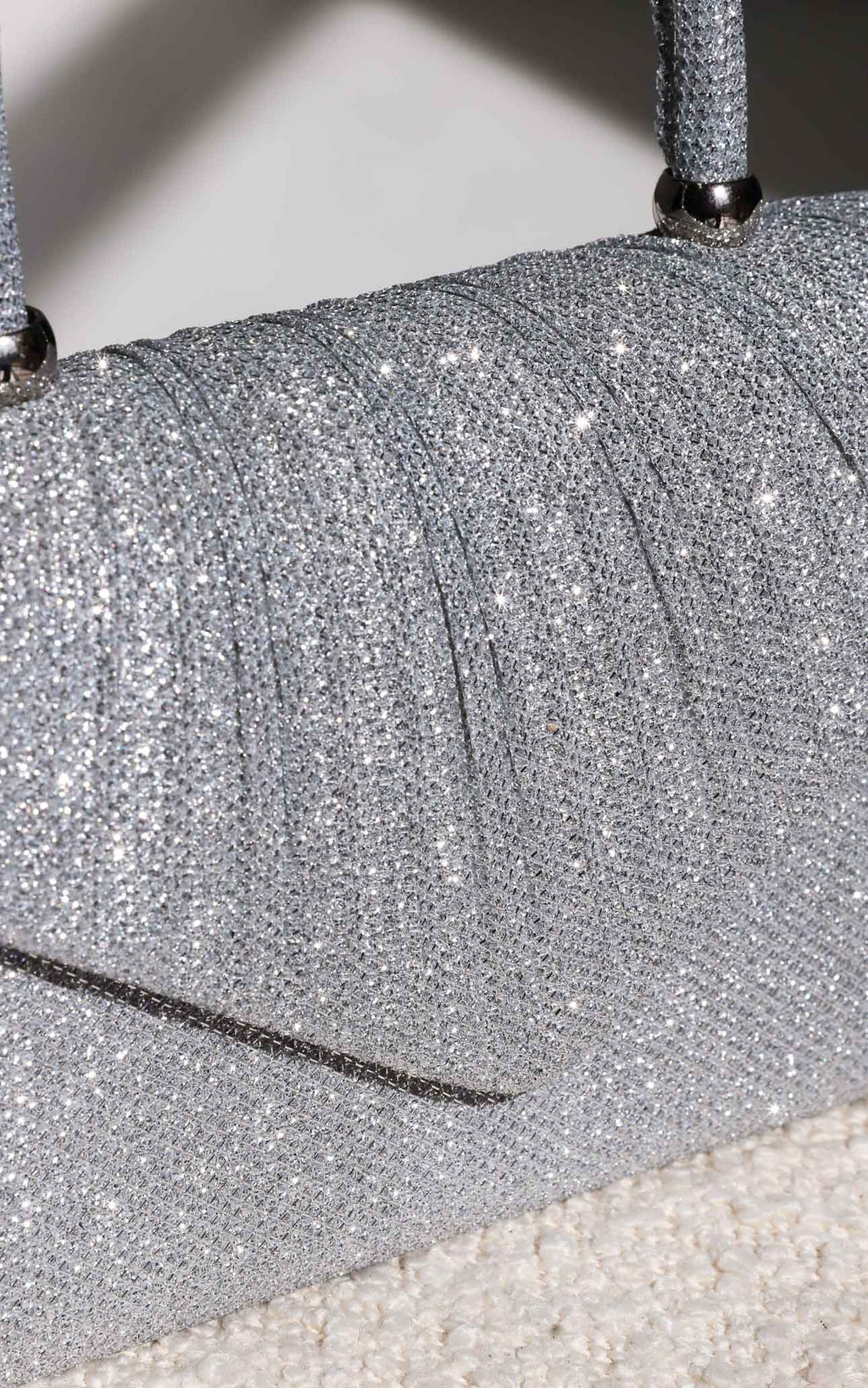 Yalena Shimmer Bag - Silver