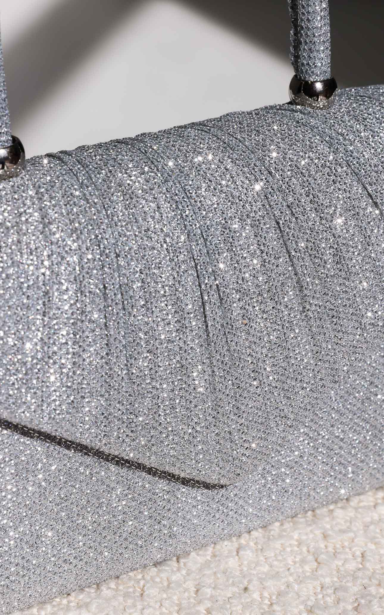 Yalena Shimmer Bag - Silver