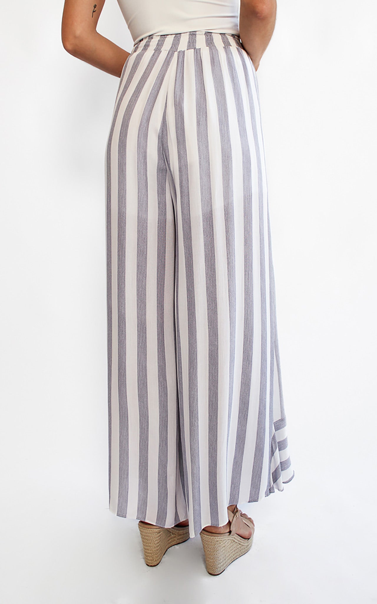 Jamina Pants - Denim Blue Stripes