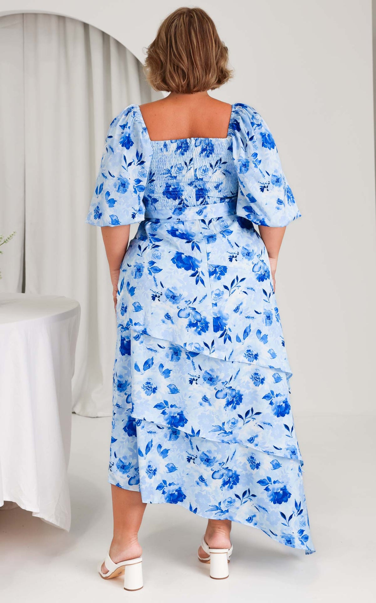 Janice Maxi Dress - Blue Floral