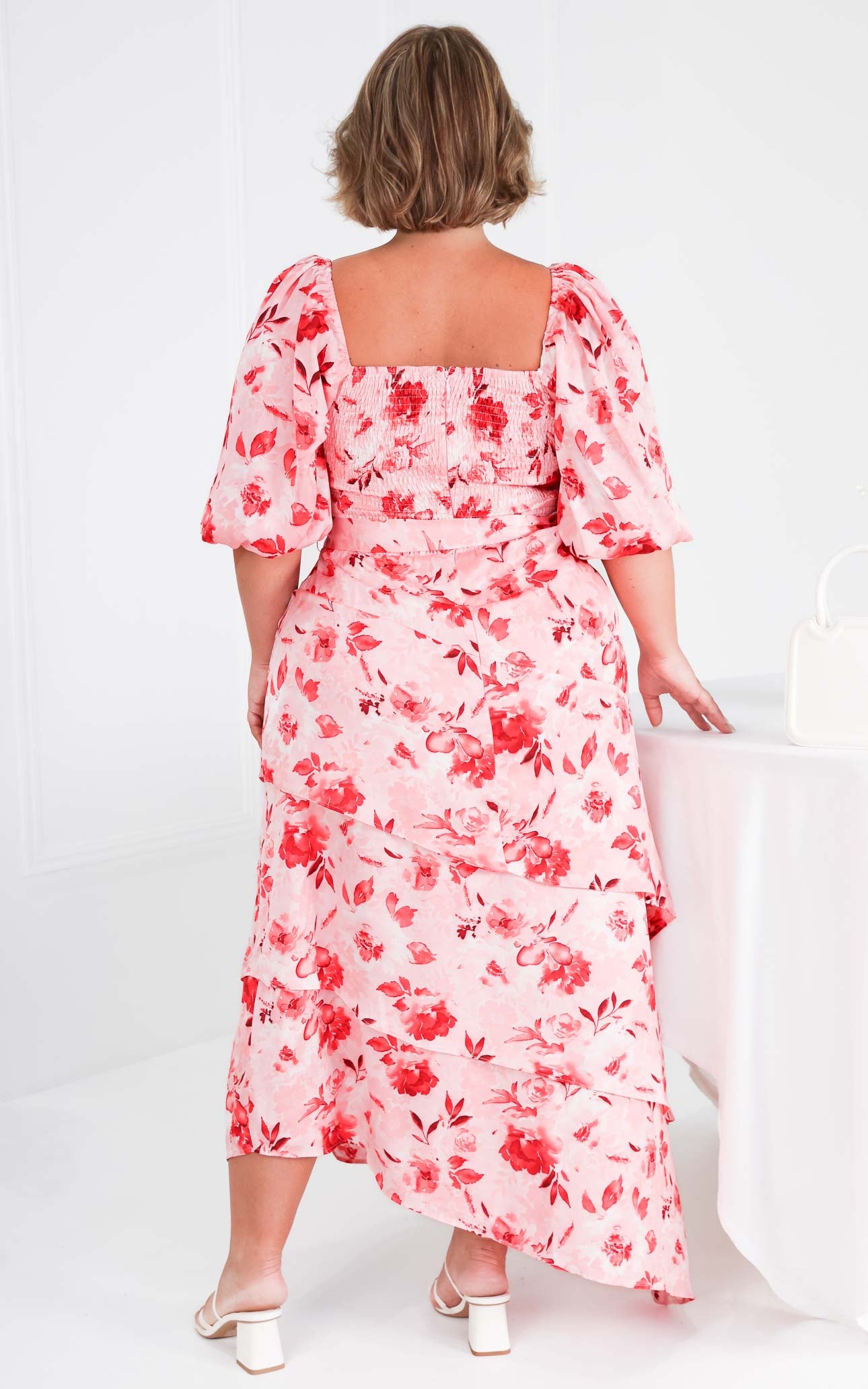 (Preorder) Janice Maxi Dress - Pink Floral