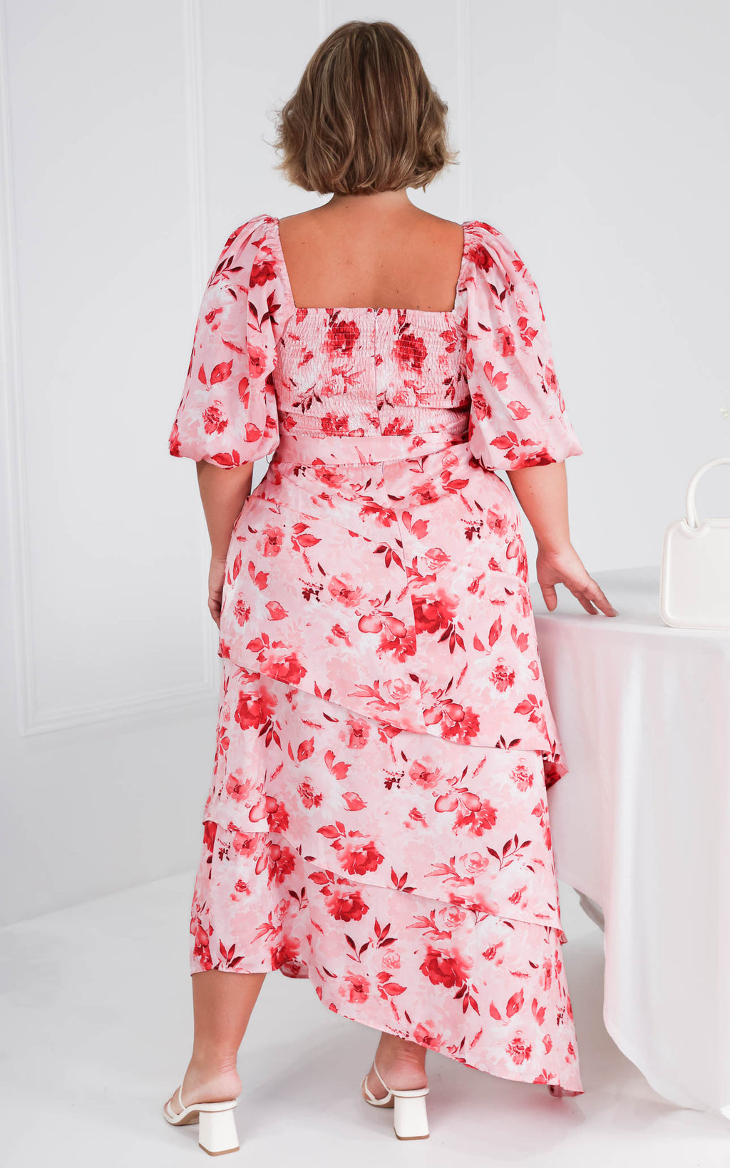 Janice Maxi Dress - Pink Floral