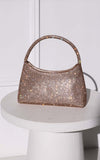 Jayda Rhinestone Bag - Rose Champagne