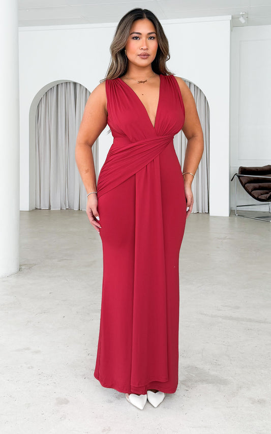 Letitia Maxi Dress - Red